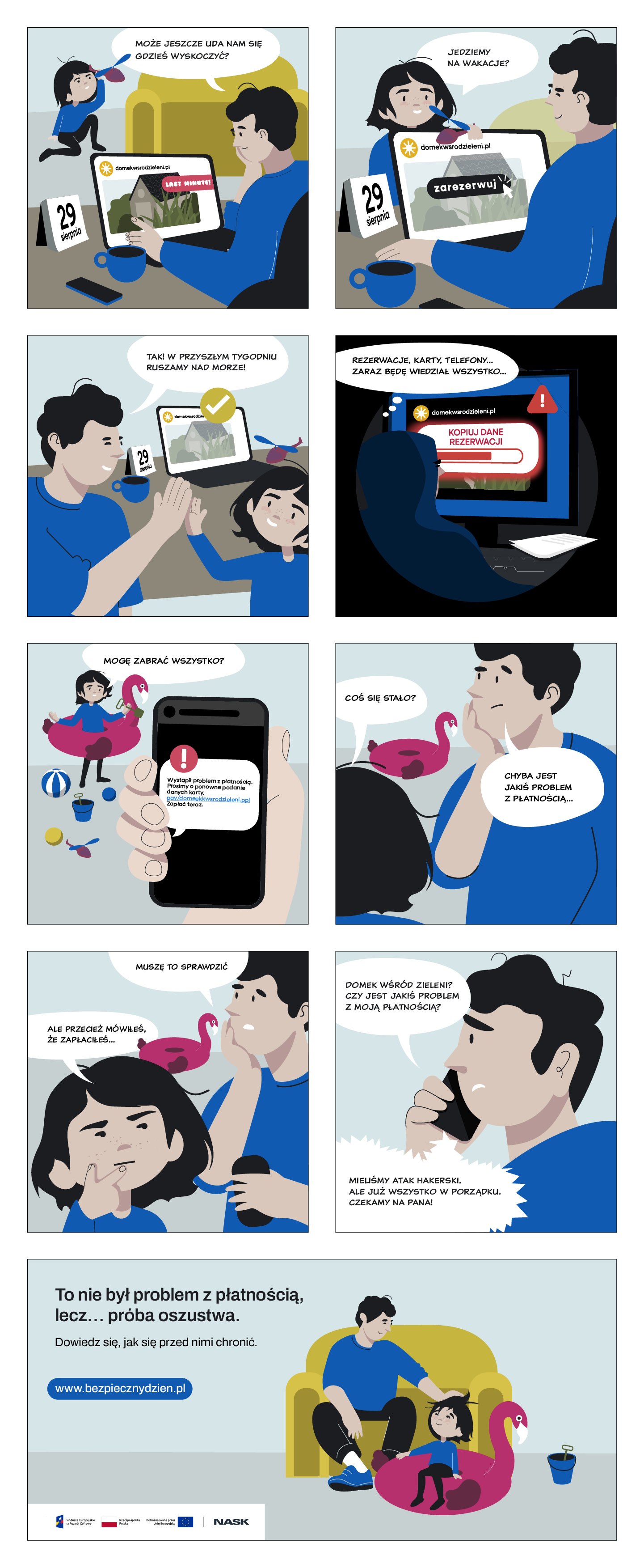 Komiks - nie pozwól sobie odebrać urlopu